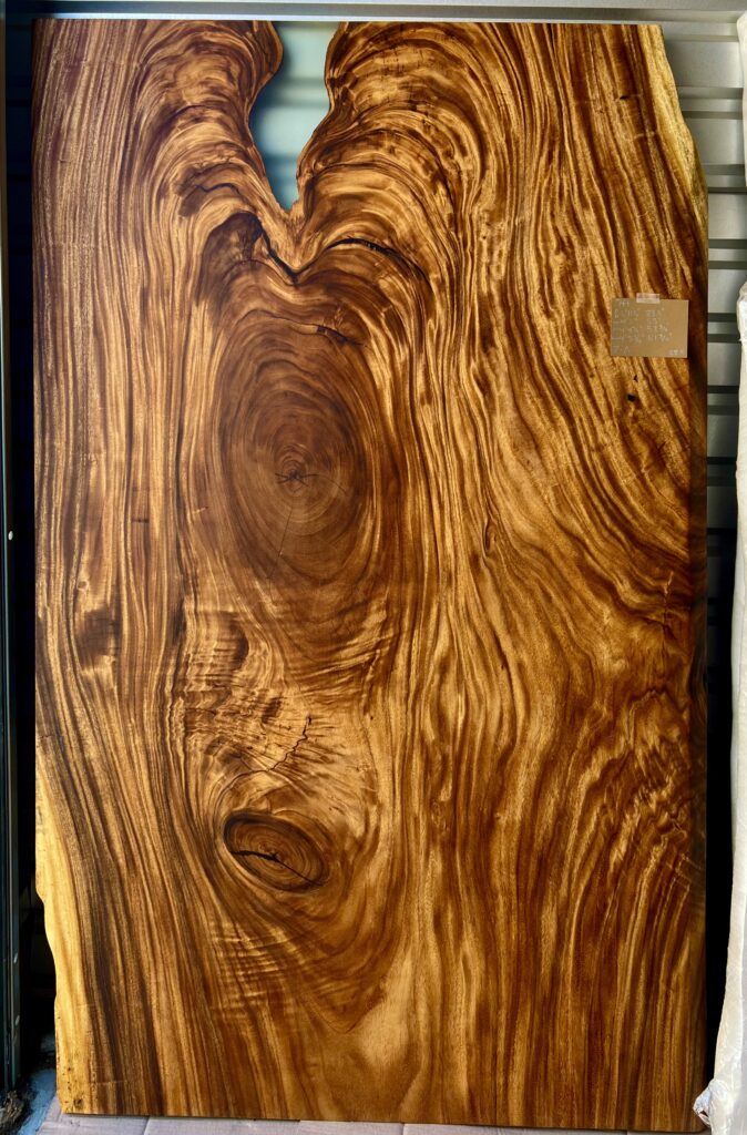 Table 7A live edge slab
