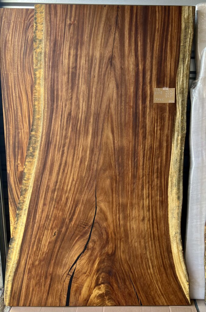 Table 7B live edge slab