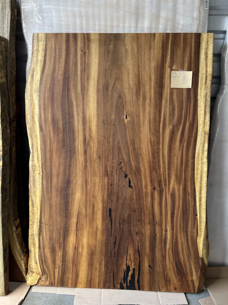 Table 6B live edge slab