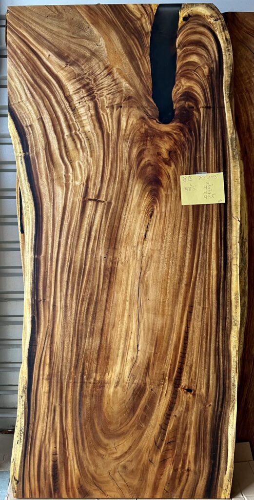 Table 8B live edge slab